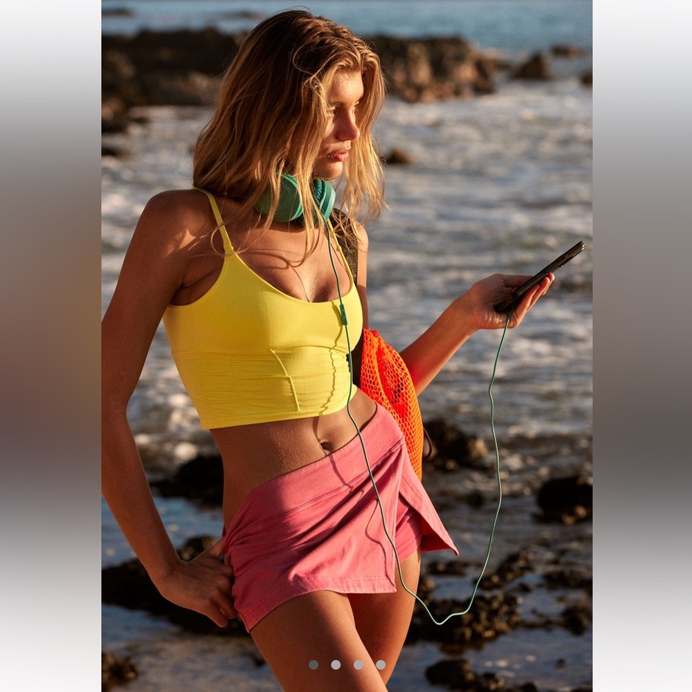 Free people hot shot mini skirt - pink